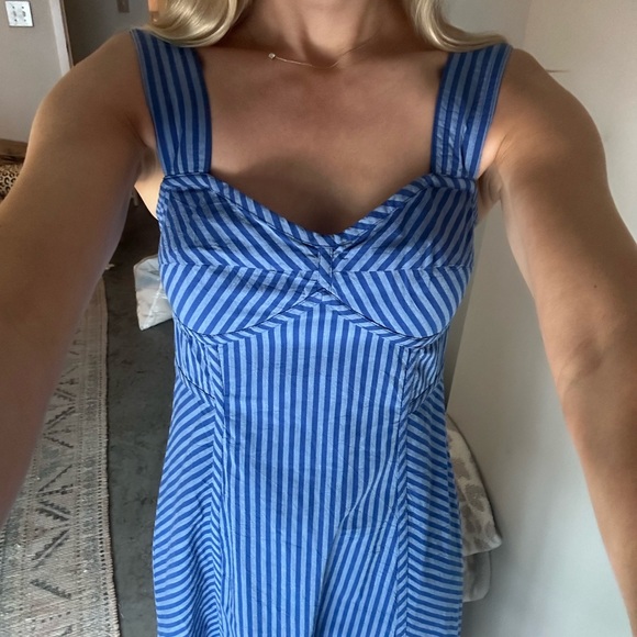 Madewell Sweetheart Sleeveless Midi Dress - Picture 3 of 4
